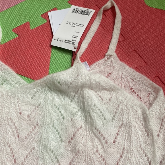 MANGO open work knit top - Picture 8 of 11